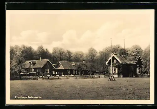 AK Totenrode, Blick auf das Forsthaus Totenrode
