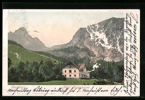 AK Sankt Ilgen, Hotel Bodenbauer mit Buchberg