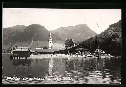 AK Walchsee, Erstes Strandbad in Tirol