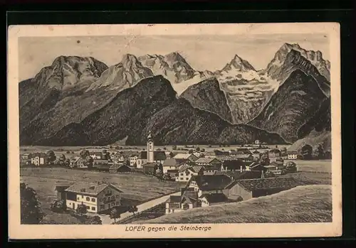 AK Lofer, Teilansicht gegen die Steinberge