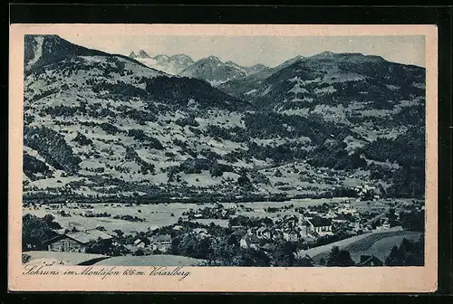 AK Schruns im Montafon /Vorarlberg, Panorama