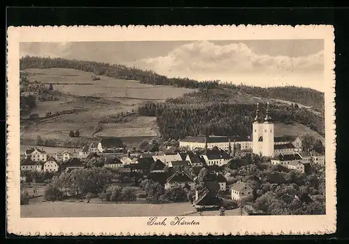 AK Gurk /Kärnten, Teilansicht mit Kloster