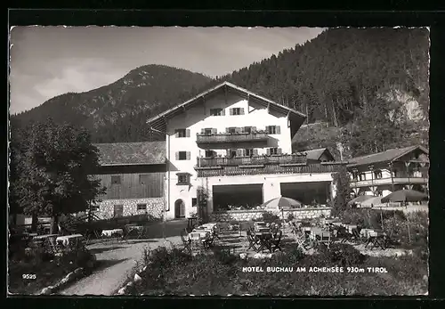 AK Buchau am Achensee, Blick auf das Hotel Buchau