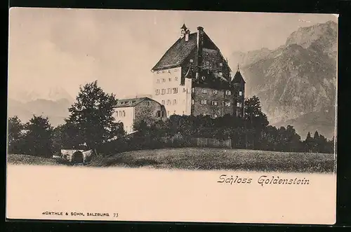 AK Elsbethen, Blick auf das Schloss Goldenstein