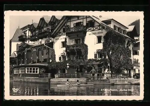 AK St. Wolfgang, Gasthaus Weisses Rössl