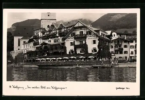 AK St. Wolfgang, Hotel-Pension Weisses Rössl