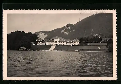 AK St. Wolfgang, Aussicht auf den Ferienhort vom Wasser aus