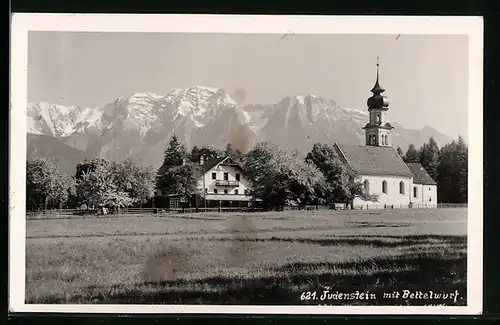 AK Judenstein, Ortsansicht mit Bettelwurf