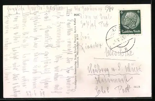 AK Judenstein, Ortsansicht mit Bettelwurf