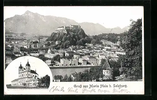 AK Maria Plain, Blick auf den Ort