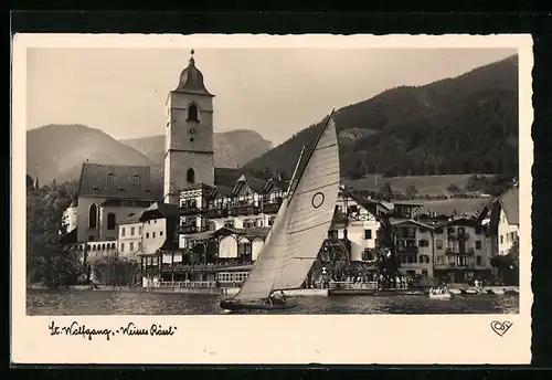 AK St. Wolfgang, Blick auf das Weisse Rössl