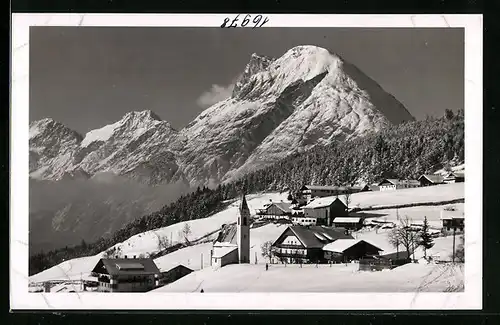 AK Mösern bei Seefeld, Hochalpiner Wintersportplatz