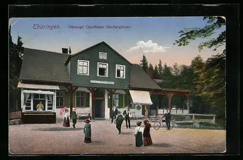 AK Heuberg /Thüringen, Herzogliches Gasthaus Heuberghaus