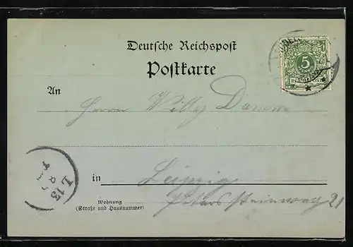 AK Kösen, an der Ruine der Rudelsburg