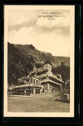 AK Thale, Hotel Bodetal, Bes. C. Gerbothe