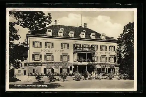 AK Heiligenberg, Hotel Post im Höhenluftkurort