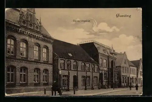 AK Garding, Partie in der Osterstrasse