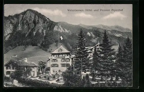 AK Weisstannen, Hotel und Pension Alpenhof