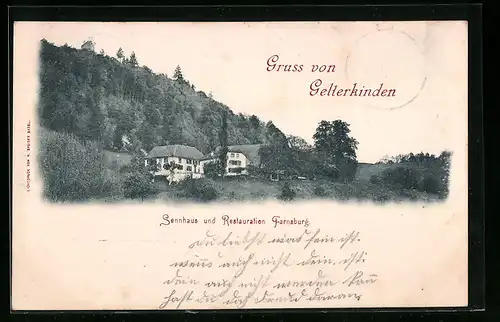 AK Gelterkinden, Sennhaus und Restauration Farnsburg