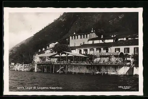 AK Caprino, Lago di Lugano, Restaurant Caprino