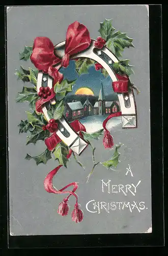 AK Hufeisen mit idyllischer Landschaft