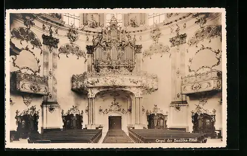 AK Ettal, Orgel der Basilika im Kloster