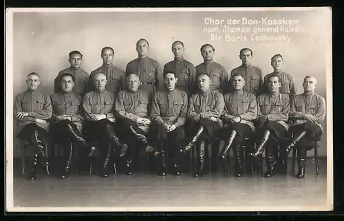 AK Chor der Don-Kosaken, Gruppenfoto