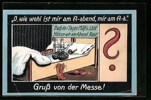 AK O, wie wohl ist mir am A-abend...