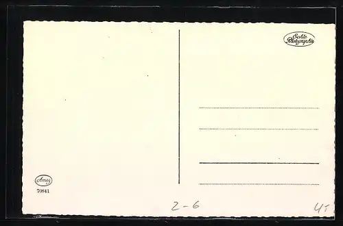 AK Rosen in einem Herzrahmen, Briefmarkensprache, Gedicht