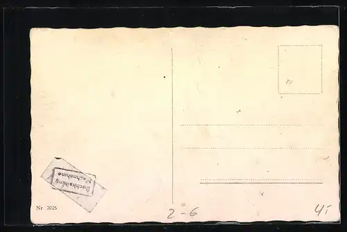 AK Junges Liebespaar in einem Ruderboot, Briefmarkensprache