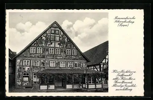 AK Schwalenberg /Lippe, Gaststätte Künstlerklause
