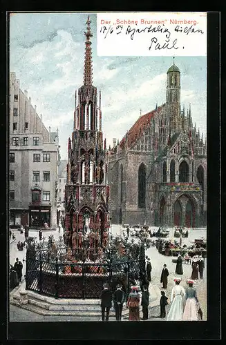 AK Nürnberg, Der Schöne Brunnen