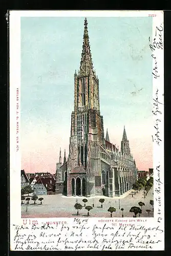 AK Ulm, Blick auf den Münster