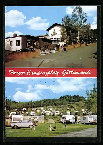 AK Göttingerode, Szenen auf dem Campingplatz