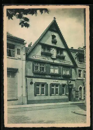 AK Heidelberg, Gasthaus und historisches Studentenheim Zum Seppl