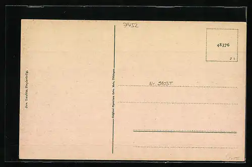 AK Haigerloch, Teilansicht aus der Vogelschau