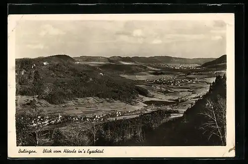 AK Balingen, Blick vom Hörnle ins Eyachtal