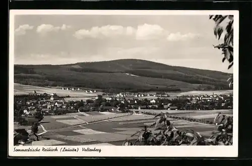 AK Neukirch /Laus., Ortsansicht mit Valtenberg