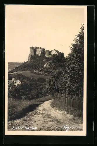 Foto-AK Kirn /Nahe, Partie nach der Kirburg