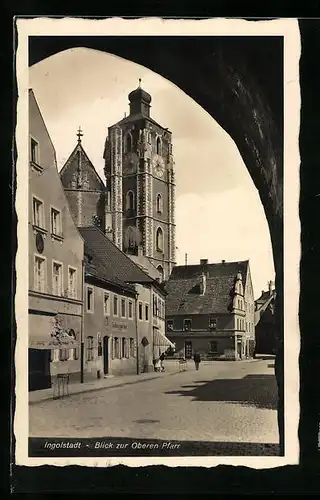 AK Ingolstadt, Blick zur oberen Pfarr