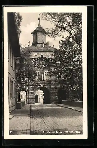 AK Hanau am Main, Blick zum Frankfurter Tor