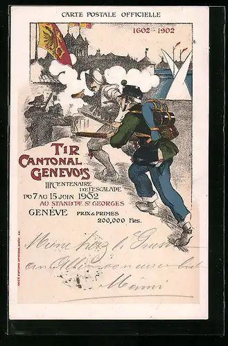 AK Genéve, Tir Cantona Genevois 1902, Schützenfest 1902