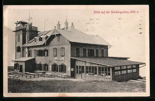 AK Gaisberg, Hotel-Restaurant auf der Gaisbergspitze