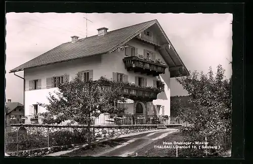 AK Thalgau, Pension Haus Grubinger-Winkler, Unterdorf 10