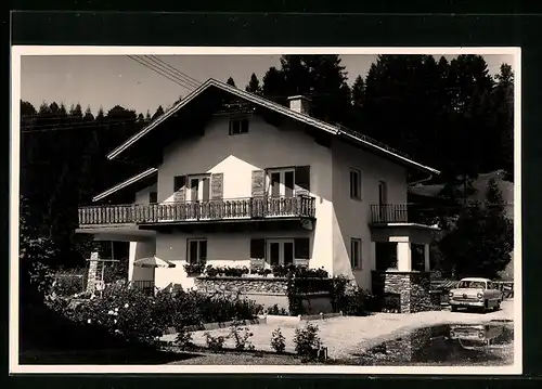 Foto-AK Bruck, Pension Haus Trauner, Glocknerstrasse 38