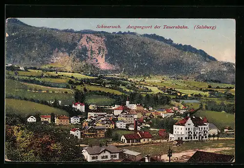 AK Schwarzach /Salzburg, Ausgangsstation der Tauernbahn