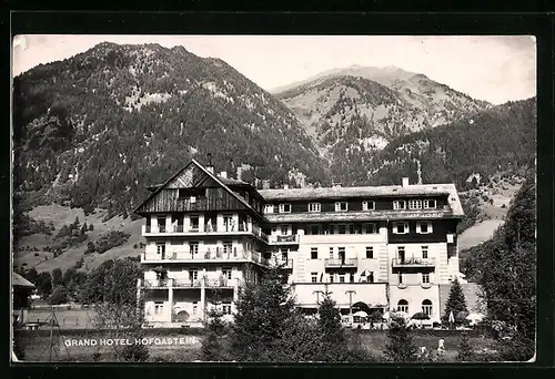 AK Hofgastein, Blick auf das Grand Hotel