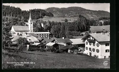 AK Goldegg, Blick auf den Ort