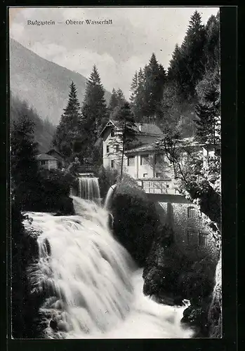 AK Badgastein, Ortspartie an der Stromschnelle