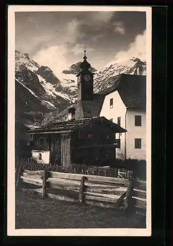 AK Kulm in d. Ramsau, Teilansicht mit Kirche